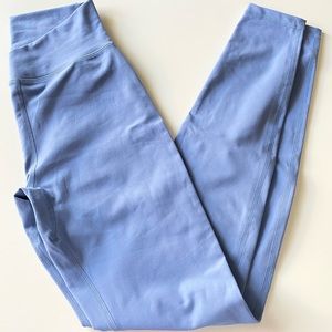 Alphalete surface path leggings stone blue